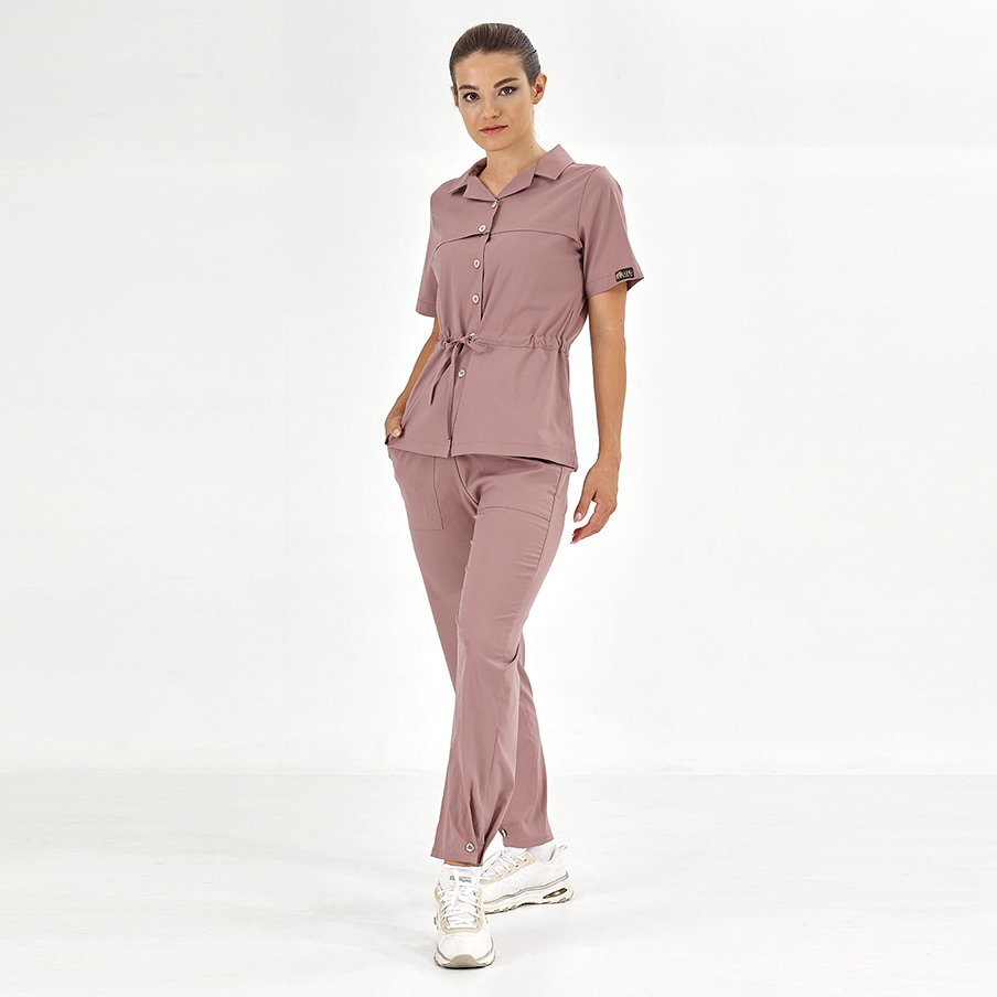Костюм Retro LUX  Lycra Пыльная роза(Dried rose) XXL